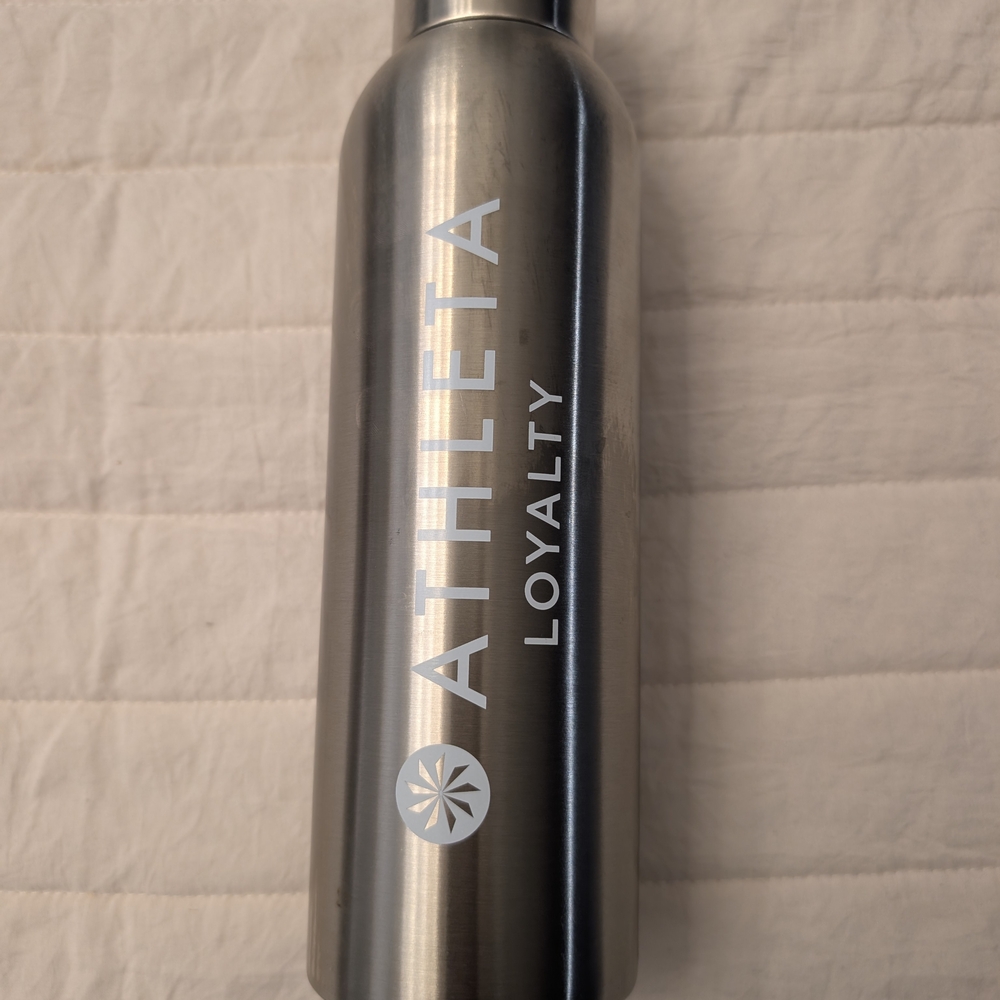 Athleta Silver Water Bottle